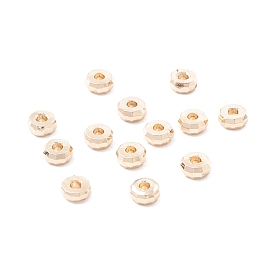 Brass Beads, Long-Lasting Plated, Rondelle