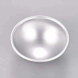 Moule de bombe de bain en alliage d'aluminium, pour les bombes de bain savons artisanaux, demi-tour