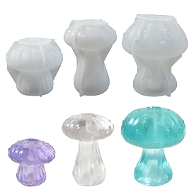 Food Grade DIY Vase Silicone Molds, Resin Casting Molds, Mushroom