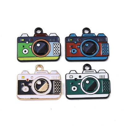 Подвески из эмали и сплава, без кадмия и без свинца, очарование камеры