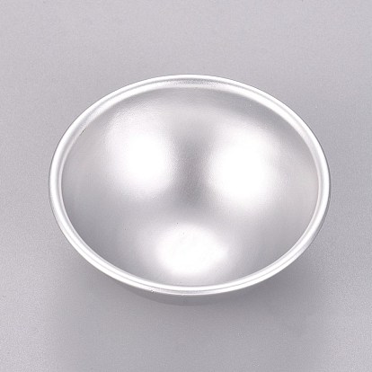 Moule de bombe de bain en alliage d'aluminium, pour les bombes de bain savons artisanaux, demi-tour