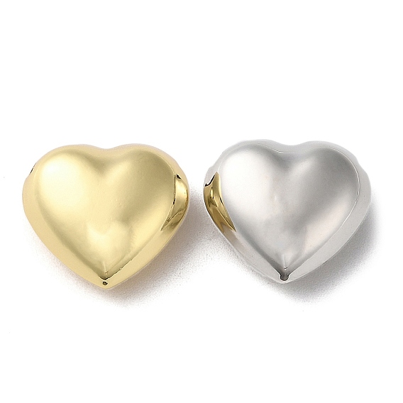 Стойки обшивки латунные бусины, долговечный, без кадмия и без свинца, сердце