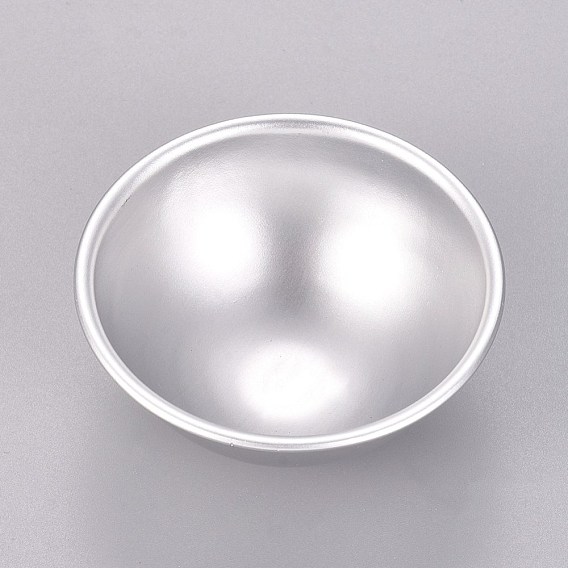 Aluminium Alloy Bath Bomb Mold, for Bath Bombs Handmade Soaps, Half Round