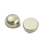 Natural Pyrite Cabochons, Half Round/Dome