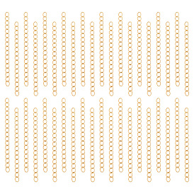 304 удлинитель цепи из нержавеющей стали, для изготовления ювелирных изделий, с контейнером для бисера