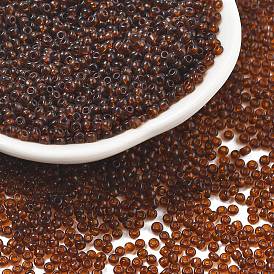 Круглый стеклянный бисер класса А FGB, прозрачные цвета