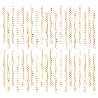 304 удлинитель цепи из нержавеющей стали, для изготовления ювелирных изделий, с контейнером для бисера