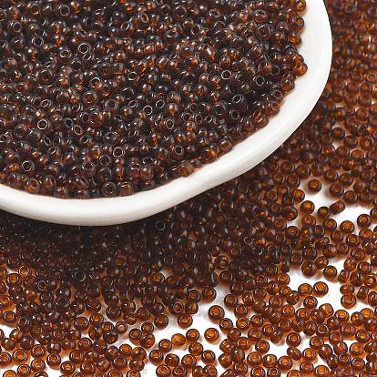 Круглый стеклянный бисер класса А FGB, прозрачные цвета