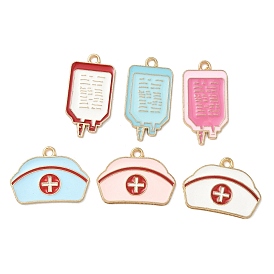 Подвески из эмали и сплава, золотой свет, без кадмия, без никеля и без свинца