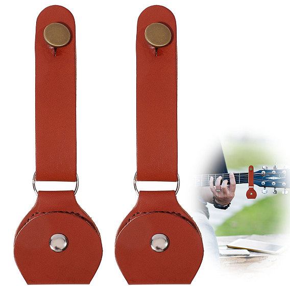 Держатель для гитарных медиаторов из искусственной кожи