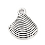 Tibetan Style Alloy Pendants, Shell Charm