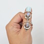 Bohemian Vintage Moonstone Ring for Women's Party Jewelry