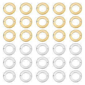 32шт 2 цвета 304 подвески из нержавеющей стали, кольцо