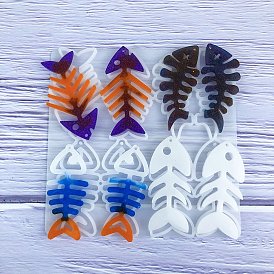 Силиконовые формы для подвесок пищевого класса своими руками, формы для литья смолы, рыба