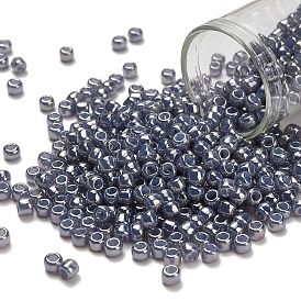 Круглые бусины тохо, японский бисер, прозрачный золотой блеск