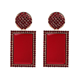 Sparkling Rhinestone Stud Earrings for Women - Elegant Jewelry Accessory