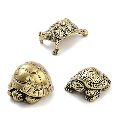 Латунные статуэтки черепахи, статуи для дома, рабочего стола, орнамент фэн-шуй
