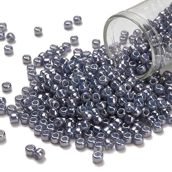 Круглые бусины тохо, японский бисер, прозрачный золотой блеск