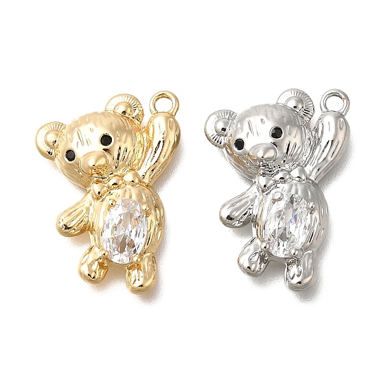 Латунные микро проложить кубического циркония подвески, нести прелести