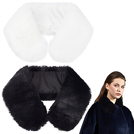 2шт. 2 цвета, ошейники из искусственного меха кролика Рекс