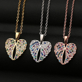 Hongxi Wing Love Jewelry Pendant - Ladies Fashion Simple Necklace