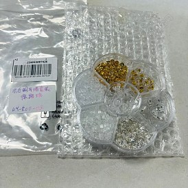 760Pcs 7 Styles Brass & Plastic Ear Nuts, Earring Backs