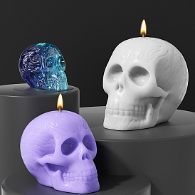 Food Grade DIY Silicone Candle Molds, Resin Casting Molds, Clay Craft Mold Tools, Skull