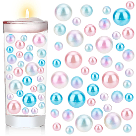 АБС-пластик и искусственный жемчуг из пластика, неочищенные / без отверстий, круглые