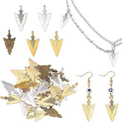 100 шт 5 цвета подвески из сплава, стрелка