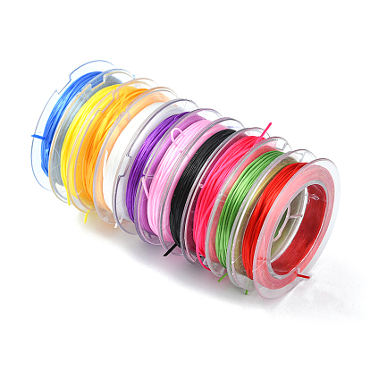 Flat Elastic Crystal String, Elastic Beading Thread, for Stretch Bracelet Making