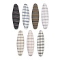 Тканевые кабошоны, овальные, с основанием из смолы и сплава