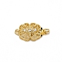 Messingfeld Strass Spangen, Blume