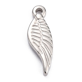 Pendentifs en acier inoxydable, ailier