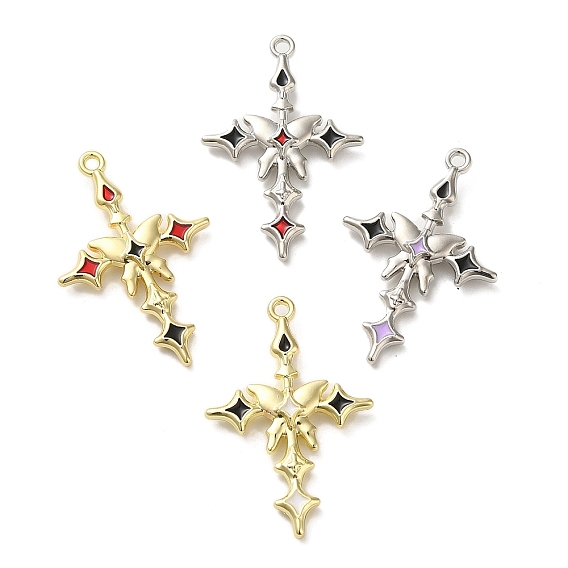 Акриловые подвески краскораспылительные, крестик