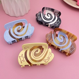 Заколки для волос из ацетата целлюлозы с вихревым узором