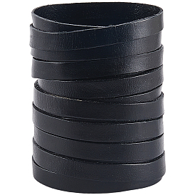 5 м коровьей кожаный шнур, кожаный шнур ювелирных изделий, с 1 шт. прямоугольными подарочными мешочками из органзы