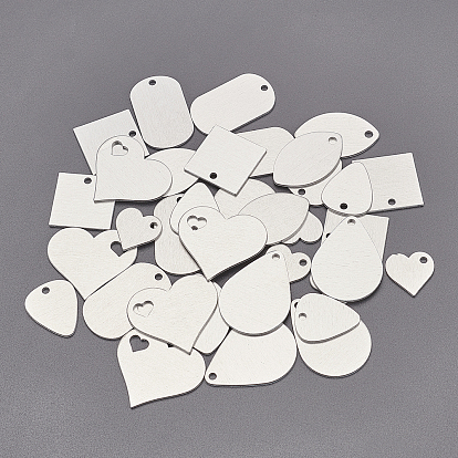 Aluminium Pendants, Stamping Blank Tag, Custom Engraving Name Plate, Business Card Blank, Mixed Shapes