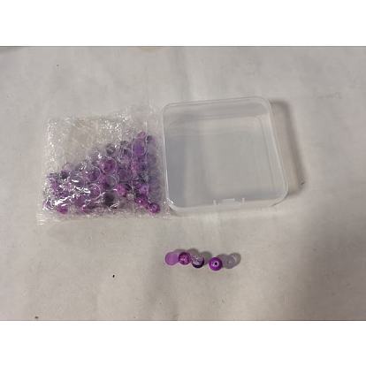 100pcs Glasperlen, Runde, gemischten Stil, für die Herstellung von Perlenschmuck