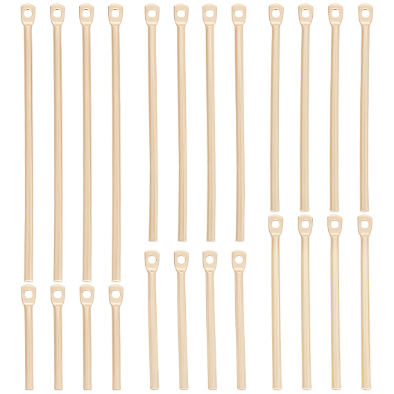 Beebeecraf 24шт 6 стиль латунные подвески, бар очарование