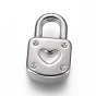 304 Stainless Steel Pendant Rhinestone Settings, Lock