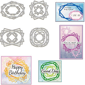 Углеродистая сталь разрезает трафареты, для diy scrapbooking, Фотоальбом, декоративная бумага для тиснения, цвет нержавеющей стали