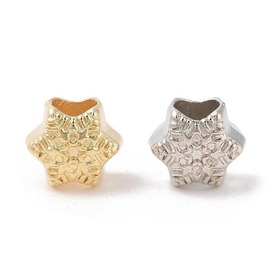 Ccb пластиковые европейские бусины, звезда, большое отверстие шарик