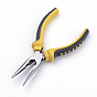 45# Carbon Steel Jewelry Pliers, Needle Nose Pliers, Chain Nose Pliers, Serrated Jaw and Wire Cutter, Polishing