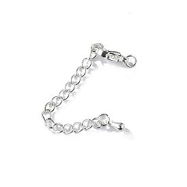 Латунный конец с цепью, с карабин-лобстерами 