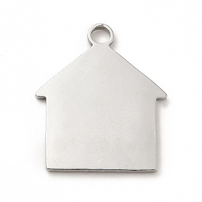 201 Stainless Steel Pendants, House Charms