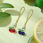 Cherry Glass & Acrylic Mobile Straps, Mobile Accessories