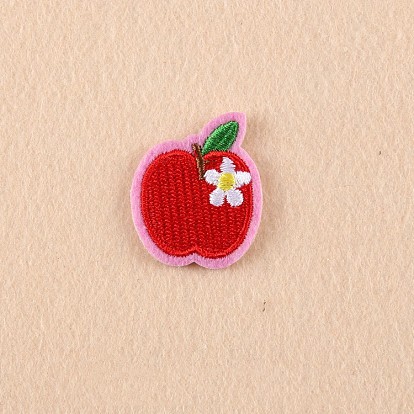 Computerized Embroidery Cloth Iron on/Sew on Patches, Costume Accessories, Appliques, Apple