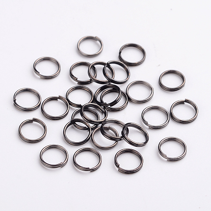 Iron Split Rings, Double Loops Jump Rings, Cadmium Free & Nickel Free & Lead Free