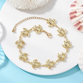 304 Браслеты из нержавеющей стали с цепочкой в виде черепахи для женщин