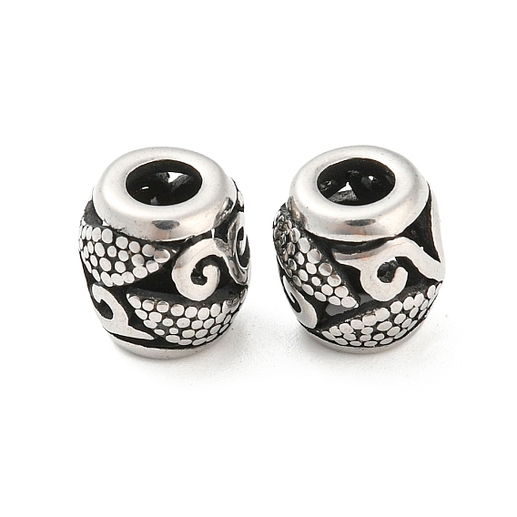316 chirurgische Edelstahlperlen, Fass